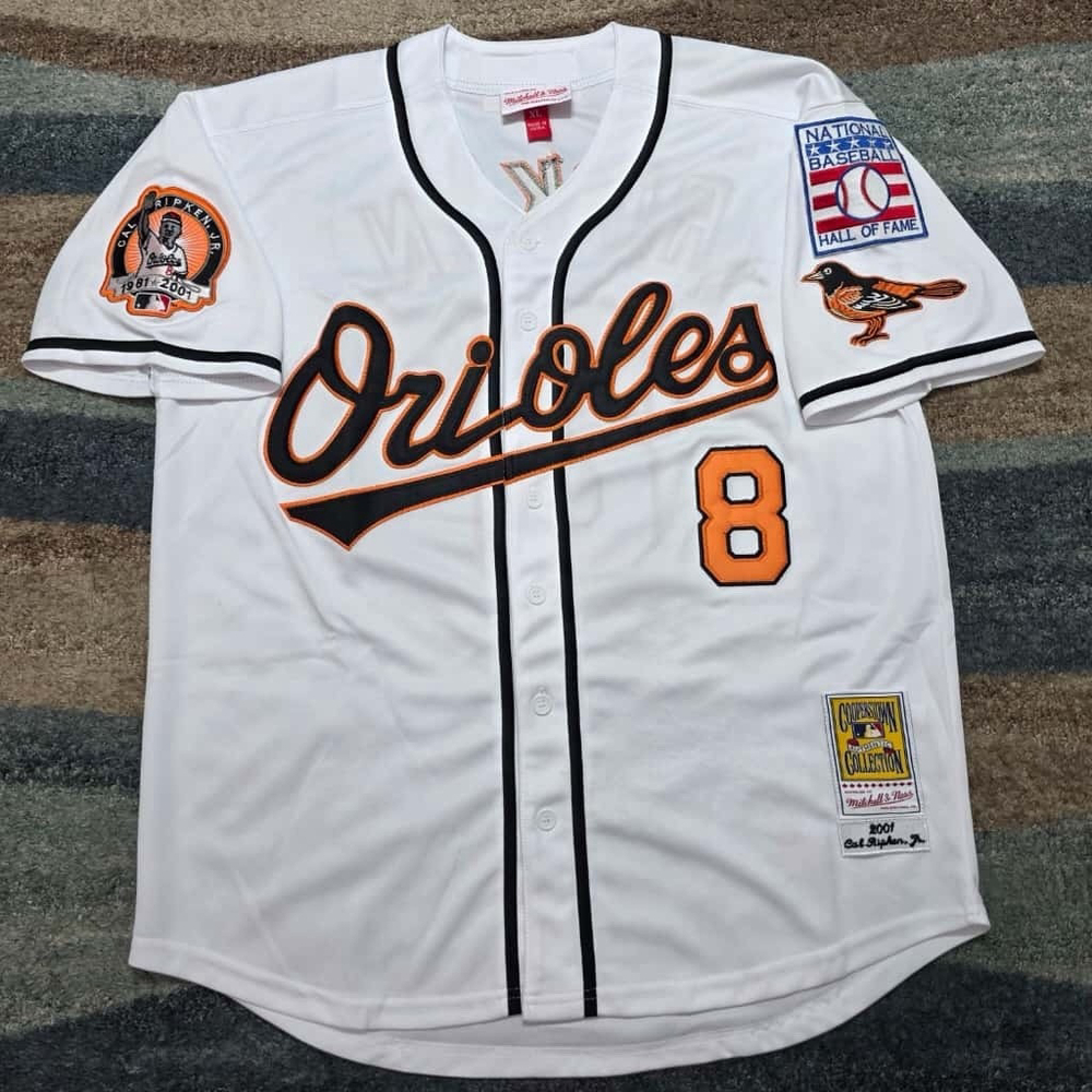 Mitchell & Ness Cal Ripken 2001 Orioles Jersey Size XL Mens